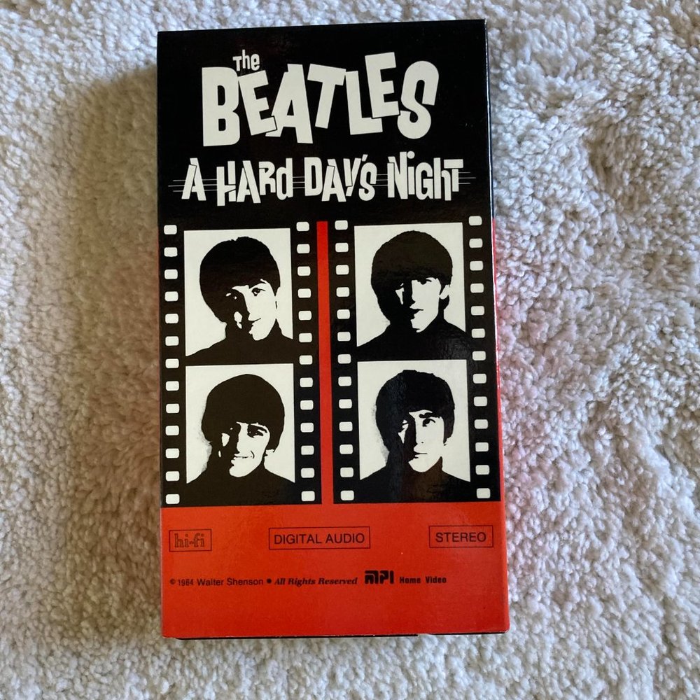 The Beatles "A Hard Days Night" VHS